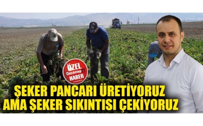 ŞEKER PANCARI ÜRETİYORUZ AMA ŞEKER SIKINTISI ÇEKİYORUZ