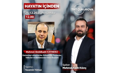 TRT ÇUKUROVA RADYOSUNDA CANLI YAYIN DAVETİ