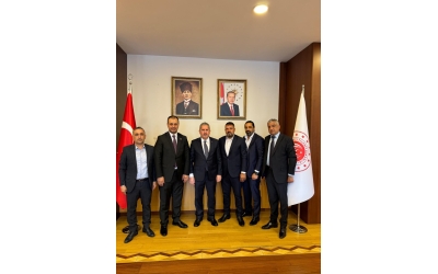 Katmerci ve Yönetimi, Bakan Yardımcısı Gürcan ile görüştü.