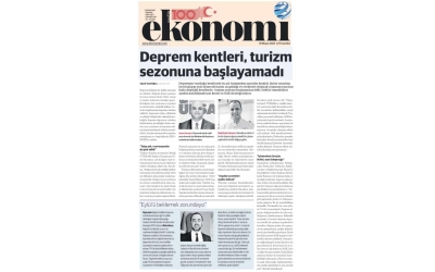 DEPREM KENTLERİ TURİZİM SEZONUNA BAŞLAYAMADI