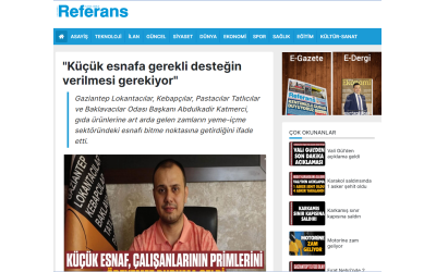 Küçük Esnafa Gerekli Desteğin Verilmesi Gerekiyor