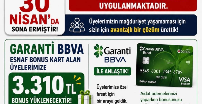 YILLIK AİDAT BİLGİLENDİRMESİ