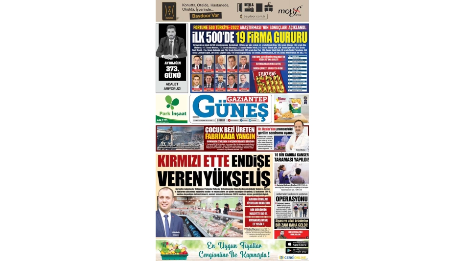 KIRMIZI ETTE ENDİŞE VEREN YÜKSELİŞ 