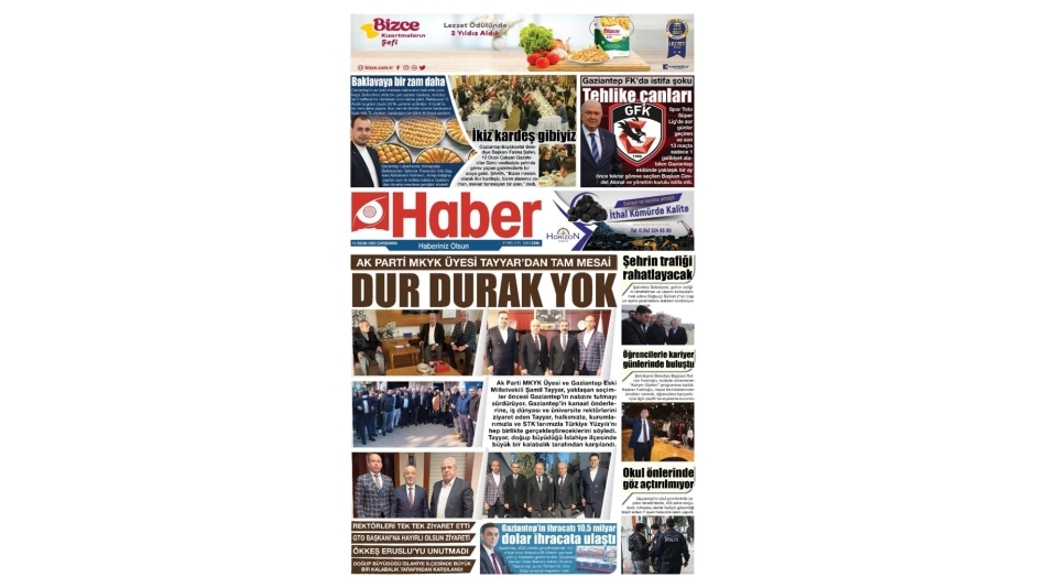 BAKLAVAYA BİR ZAM DAHA 