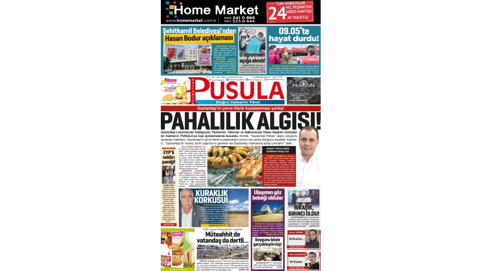 PAHALILIK ALGISI! Gaziantep’in çevre illerle kıyaslanması yanlış!