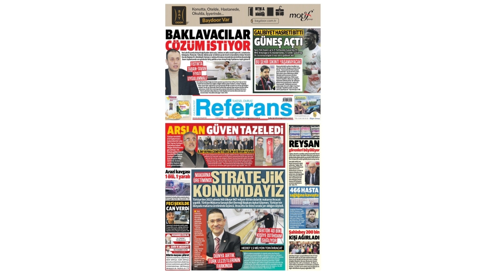 BAKLAVACILAR ÇÖZÜM İSTİYOR