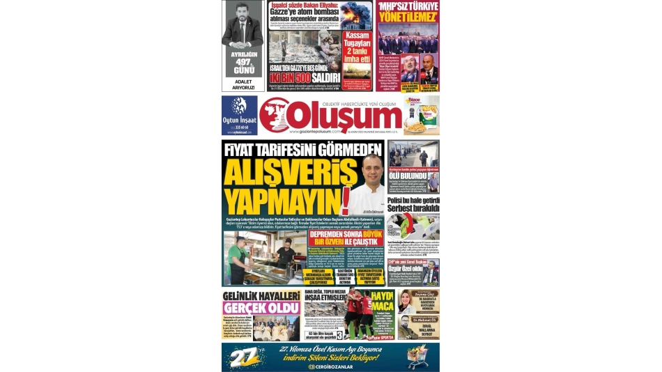 KATMERCİ: FİYAT TARİFESİNİ GÖRMEDEN ALIŞVERİŞ YAPMAYIN