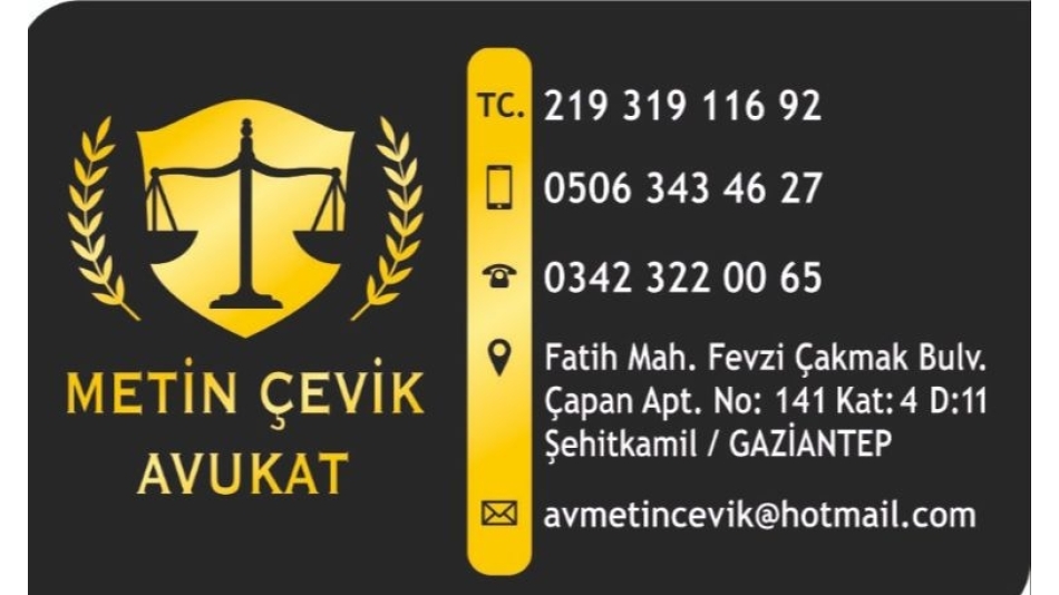 ÇEVİK HUKUK BÜROSU